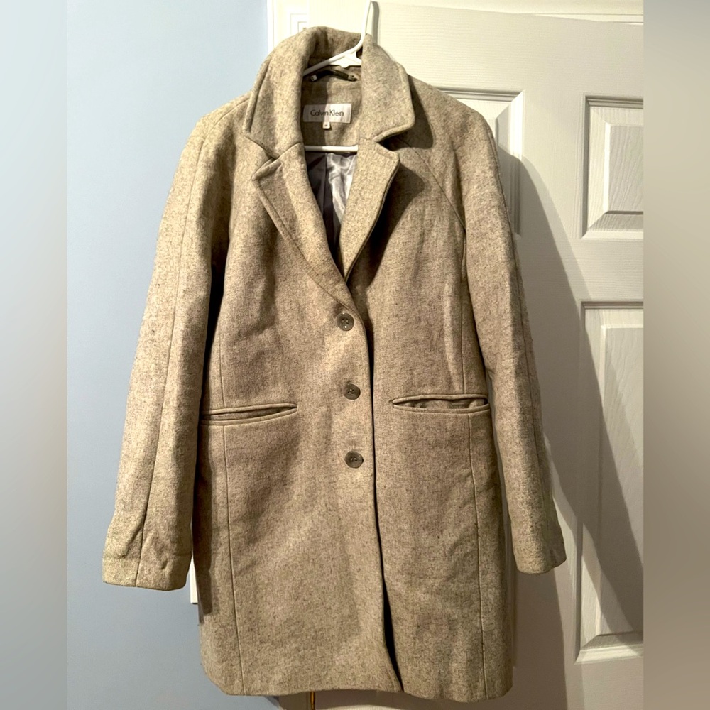 Calvin klein peacoat size 10